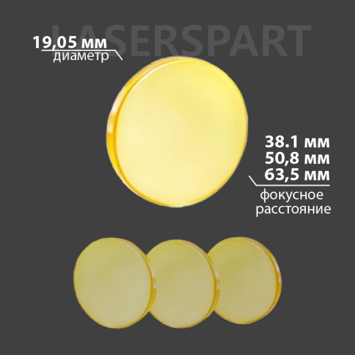Линза CVD ZnSe Ø II-VI 19.05mm