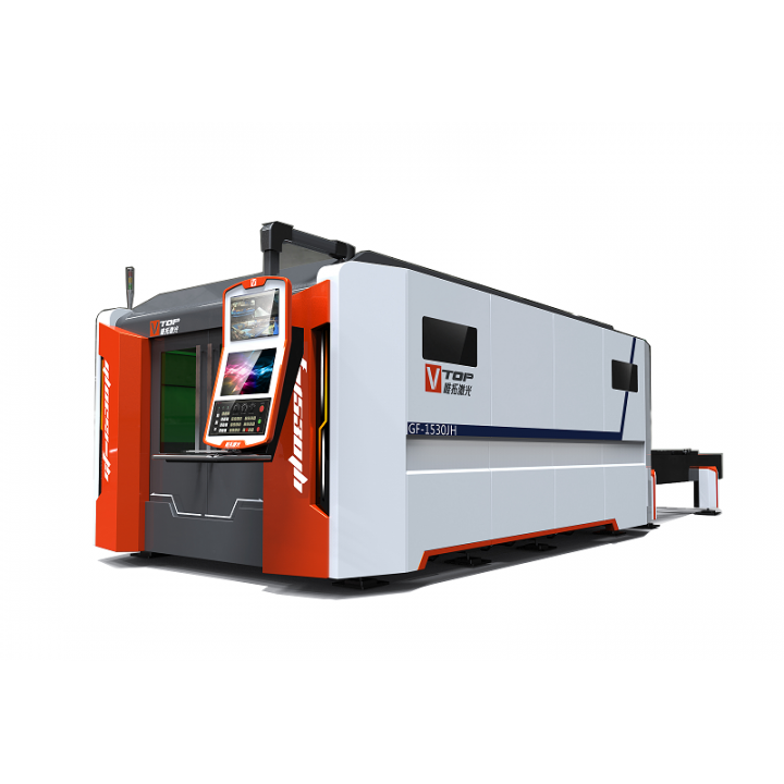 Волоконный станок Golden Laser GF-1530JH с защитной кабиной и сменными паллетами